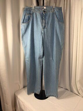 Vintage Liz Claiborne Lizwear Mom Jeans Light Wash High Rise Tapered Size 16 NWY